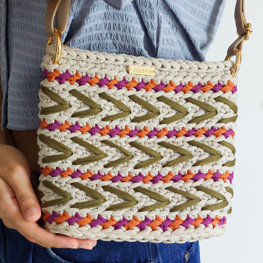 Bolsa de crochê boho