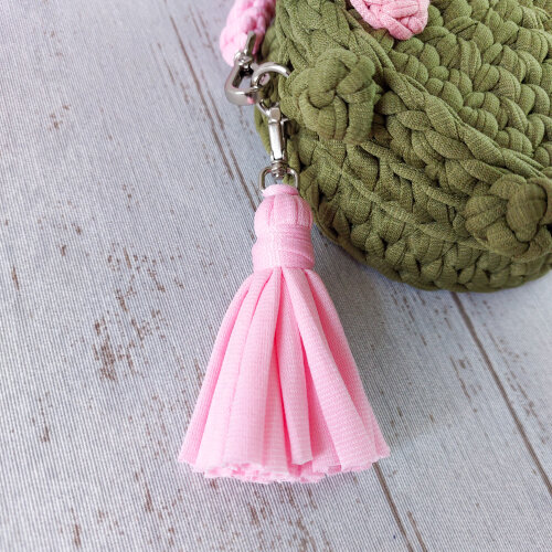 Bolsa de crochê de Sapinho