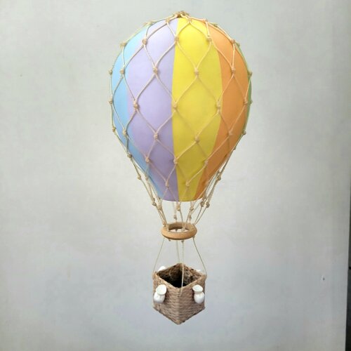 Balão  com redinha Tam. P tons de azul