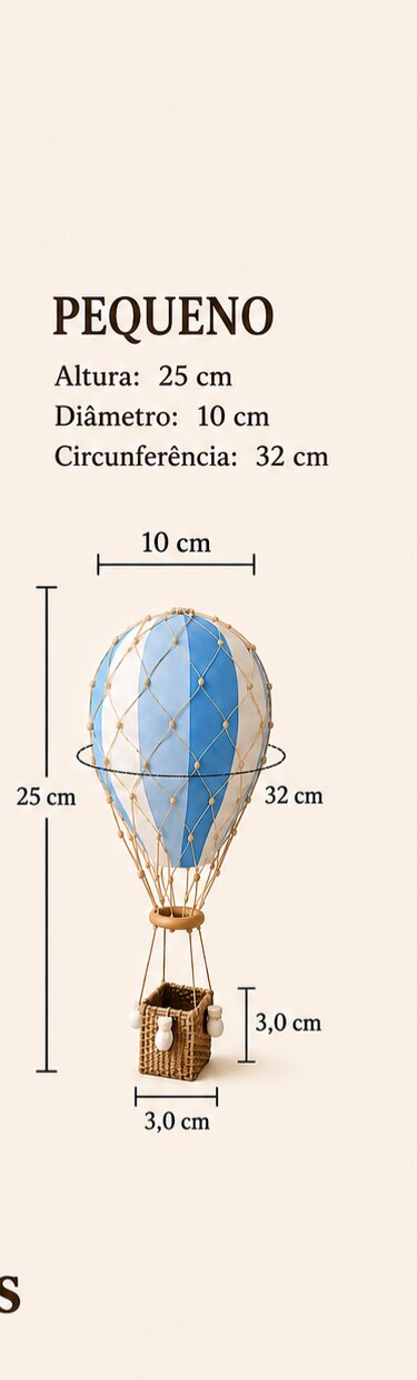 Balão  com redinha Tam. P