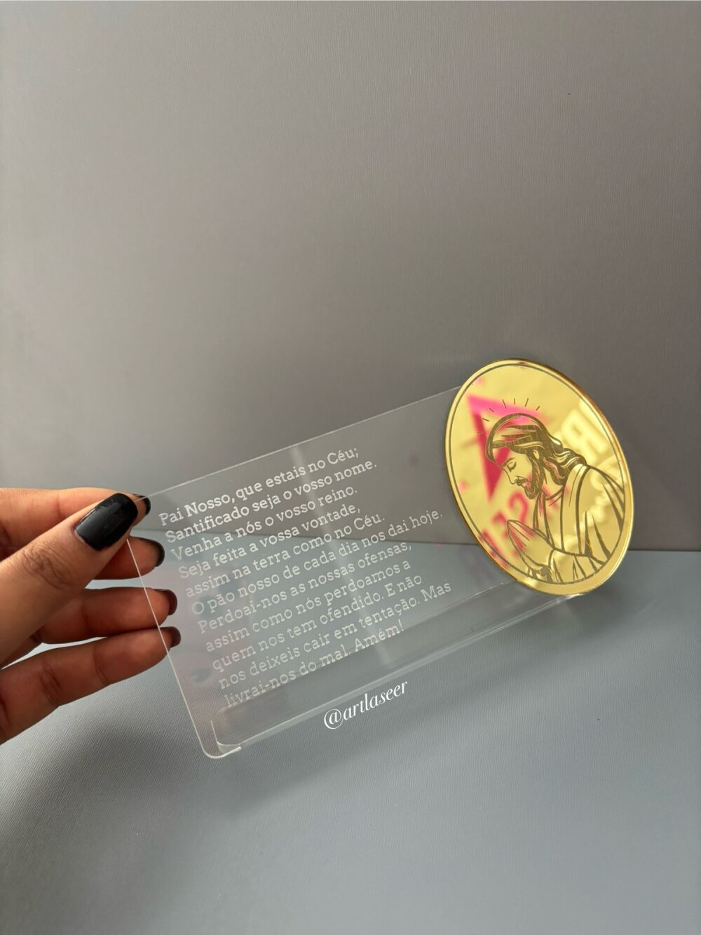Placa Decoração Oração Pai Nosso
