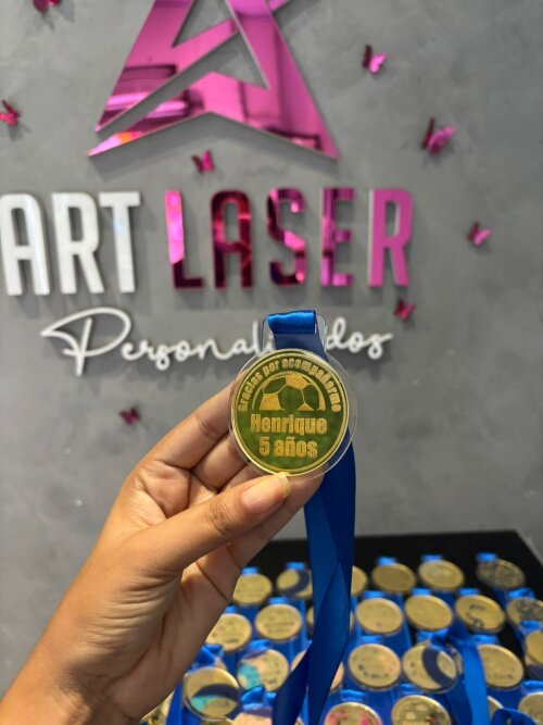 Medalhas Personalizadas Lembrança de Aniversario acrilico