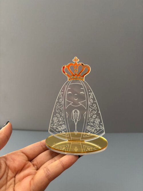 Santinha Nossa Senhora Aparecida lembrança personalizada