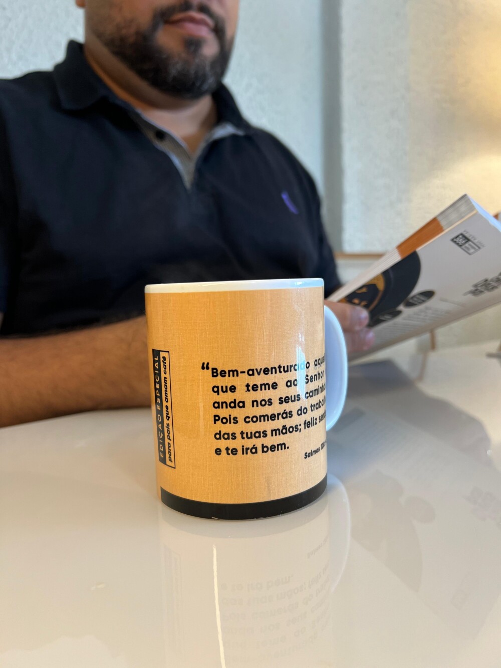 Lembrancinha Brinde Dia dos Pais Caneca Café com Meu Pai