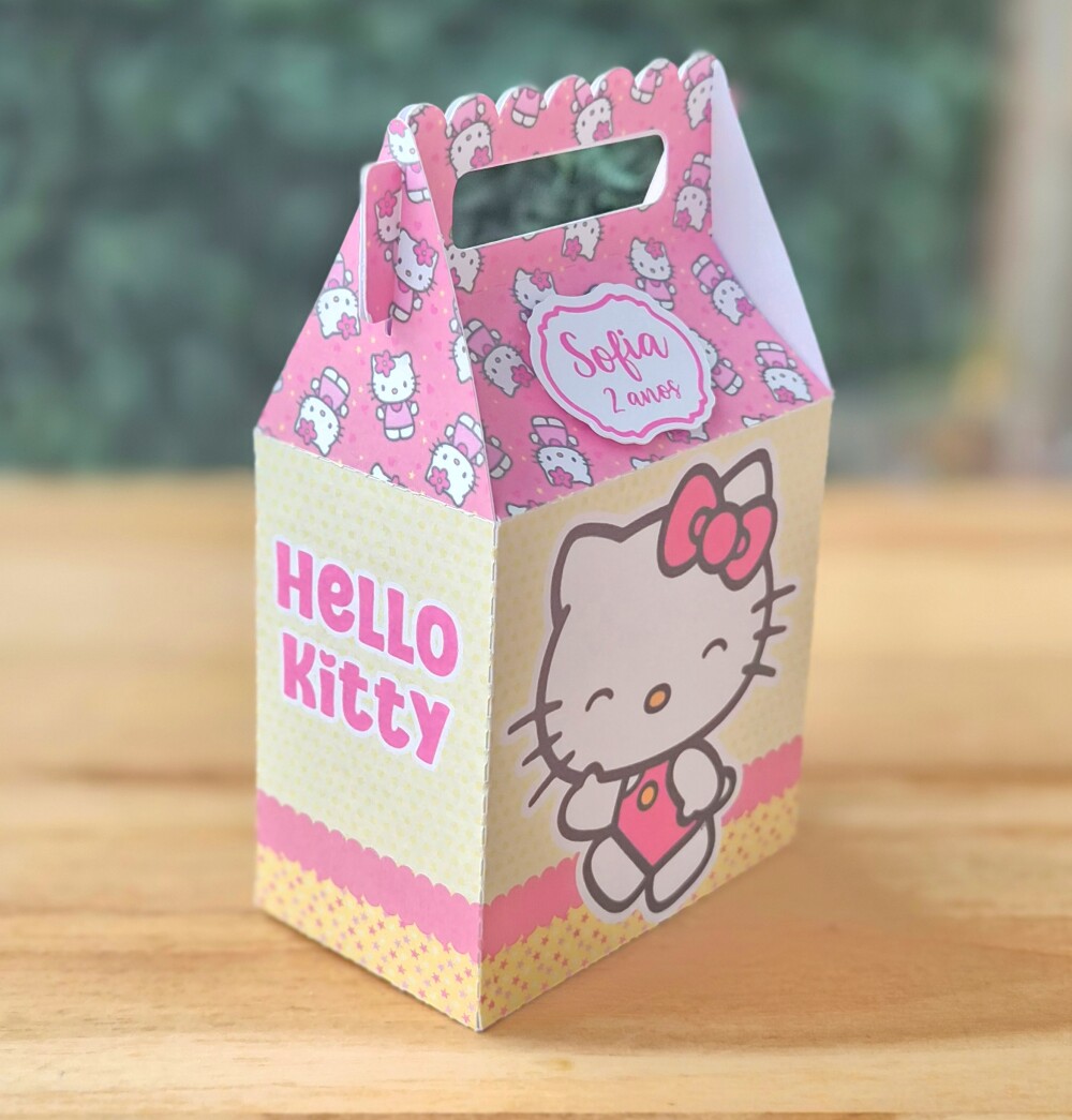 Kit Caixinhas Personalizadas 30 Peças Festa Lembrancinha Hello K