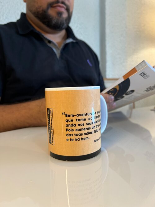 Lembrancinha Brinde Dia dos Pais Caneca Café com Meu Pai