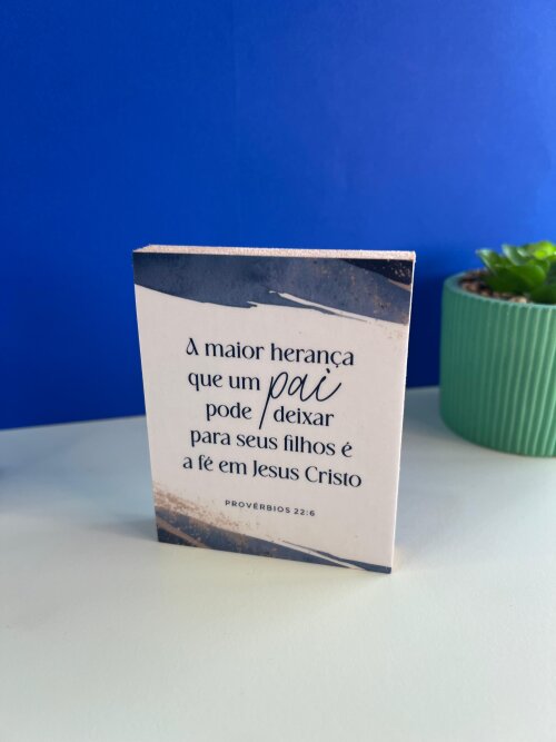 Lembrancinha Brinde Dia dos Pais Polaroide de Mesa