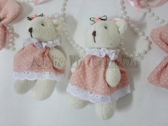 02 Pingentes de Cortina com Ursinhas