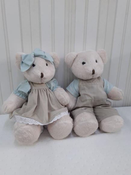 Casal de Ursos de Pelúcia