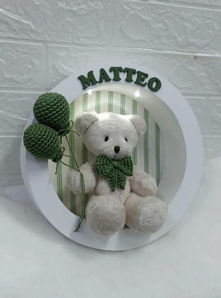 Enfeite de Porta Maternidade com Leds