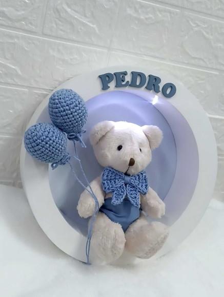 Enfeite de Porta Maternidade com Leds