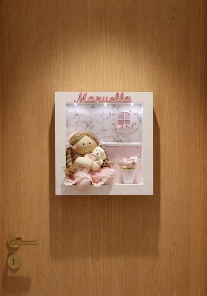 Enfeite de Porta Maternidade Menina