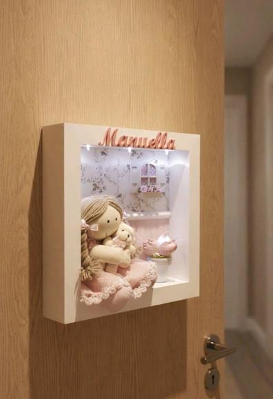 Enfeite de Porta Maternidade Menina