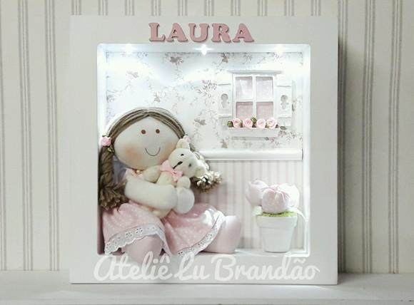 Porta maternidade Laura com leds