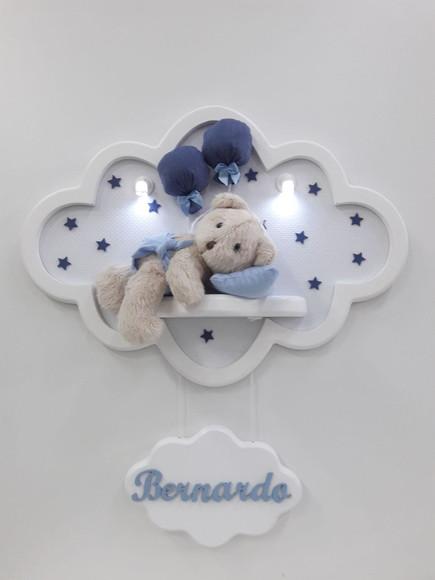 Porta Maternidade Nuvem com Leds