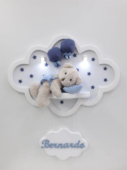 Porta Maternidade Nuvem com Leds