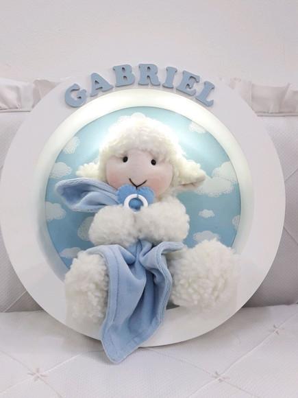 Porta Maternidade Ovelha com leds