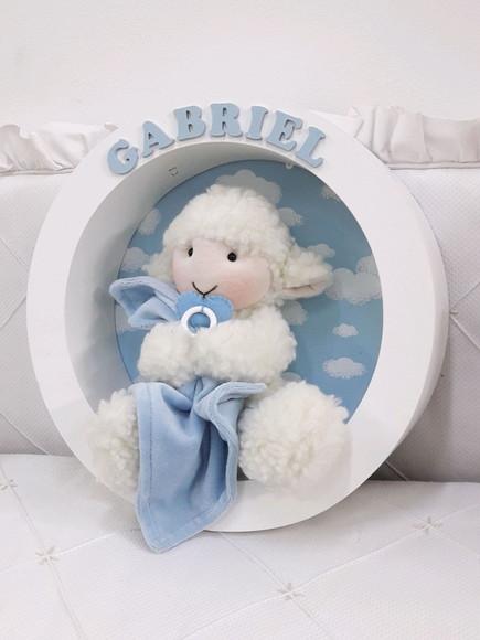 Porta Maternidade Ovelha com leds