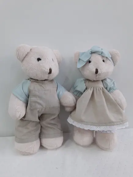 Casal de Ursos de Pelúcia