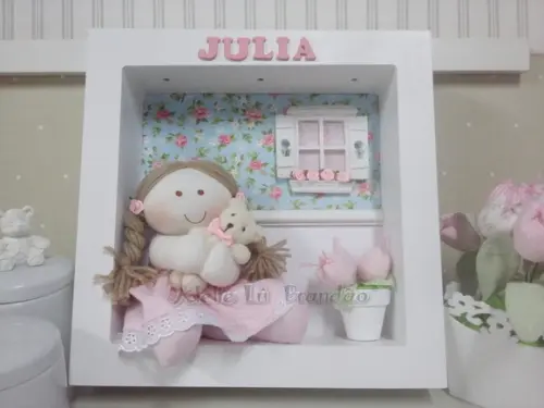 Enfeite de porta maternidade Julia