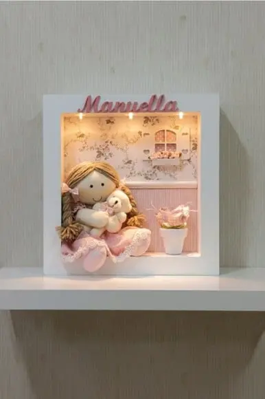 Enfeite de Porta Maternidade Menina