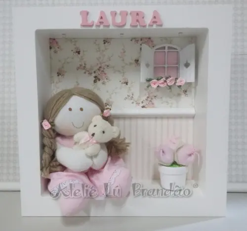 Porta maternidade Laura com leds