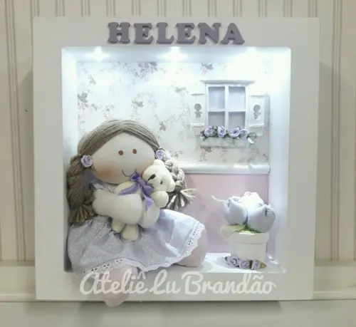 Porta maternidade Helena com leds