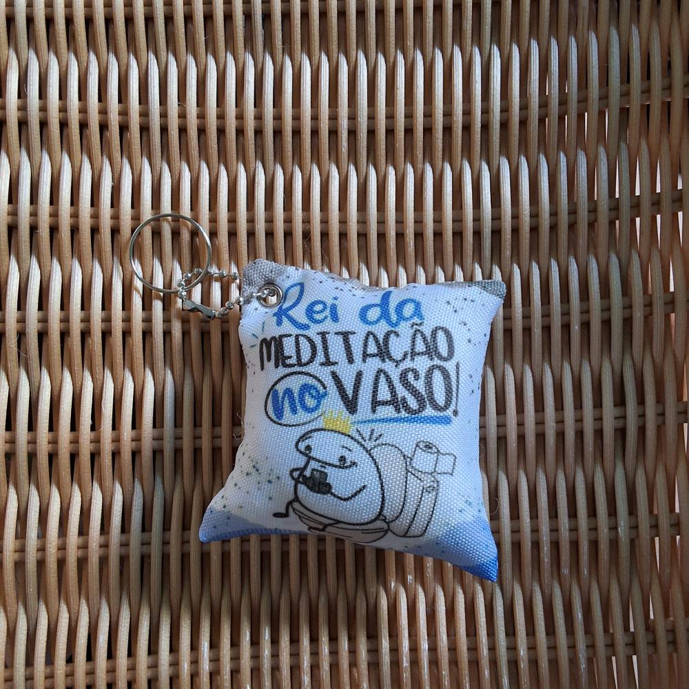 Chaveiro almofadinha Rei da Meditação
