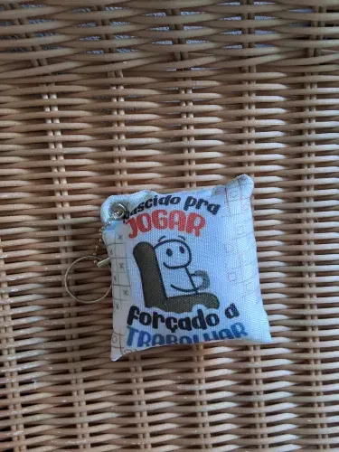 Chaveiro Flork - Nascido para jogar