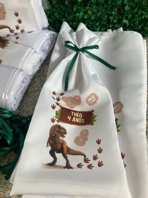 Saquinho Oxford para Chinelo Personalizado 18x38 cm