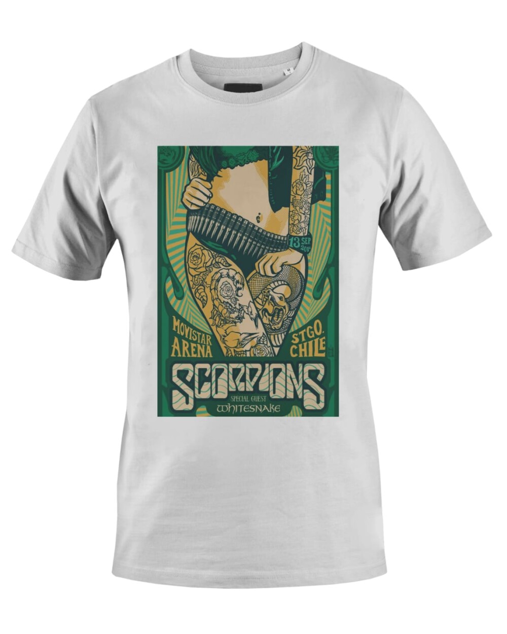 Camiseta Camisa Rock Scorpions