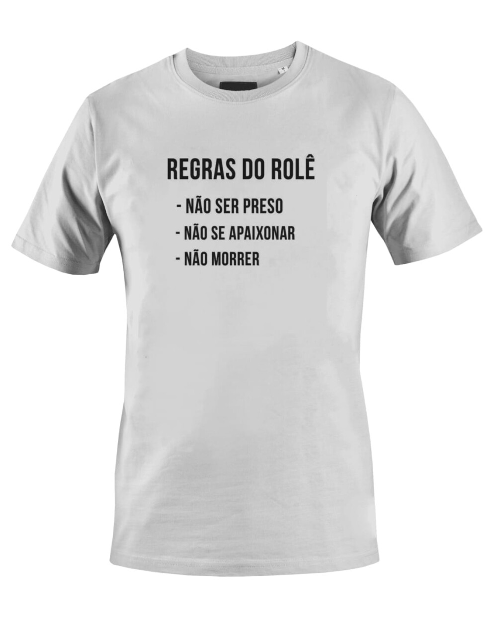 Camiseta Camisa Regras do Rolê