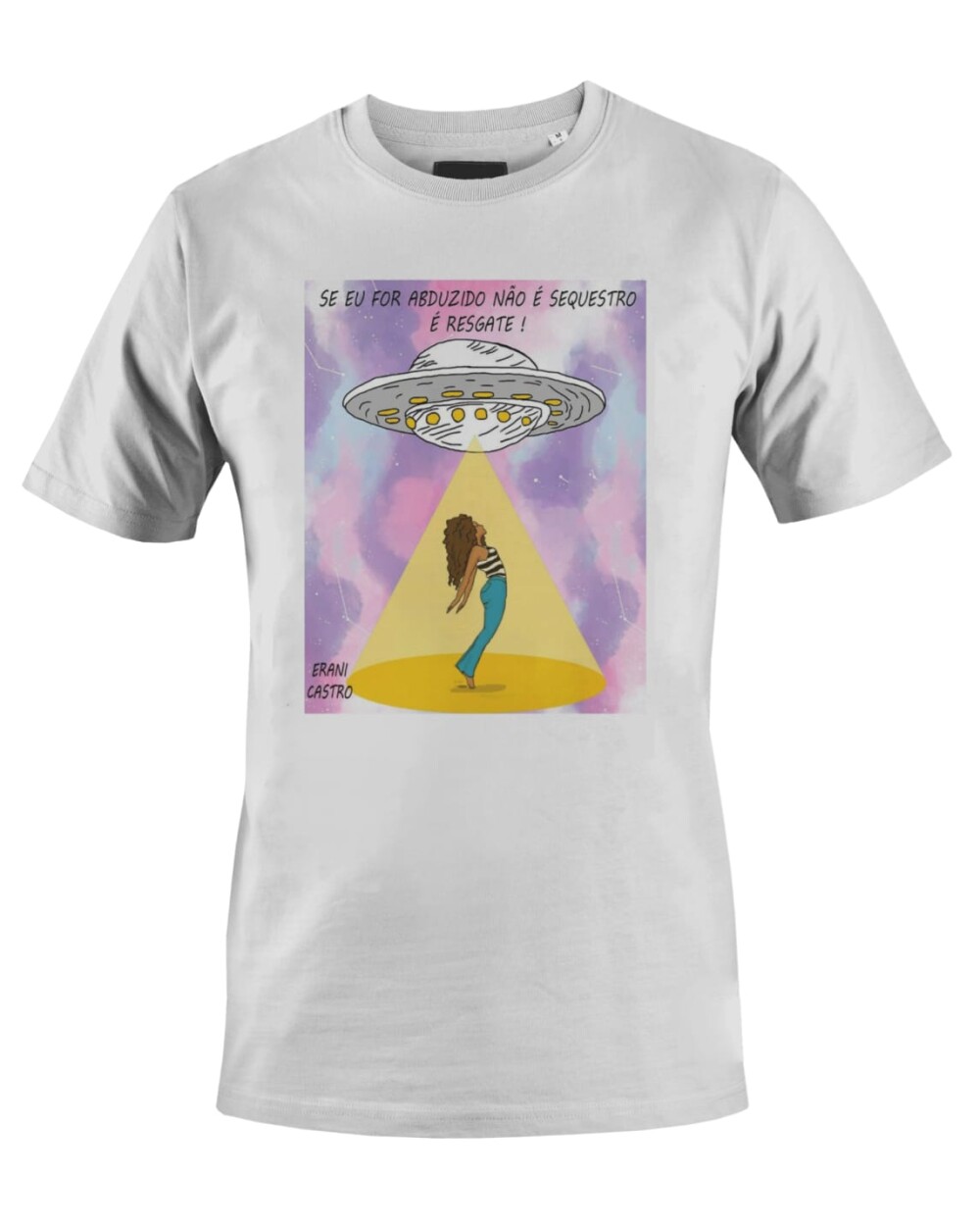 Camiseta Camisa Se eu for abduzido