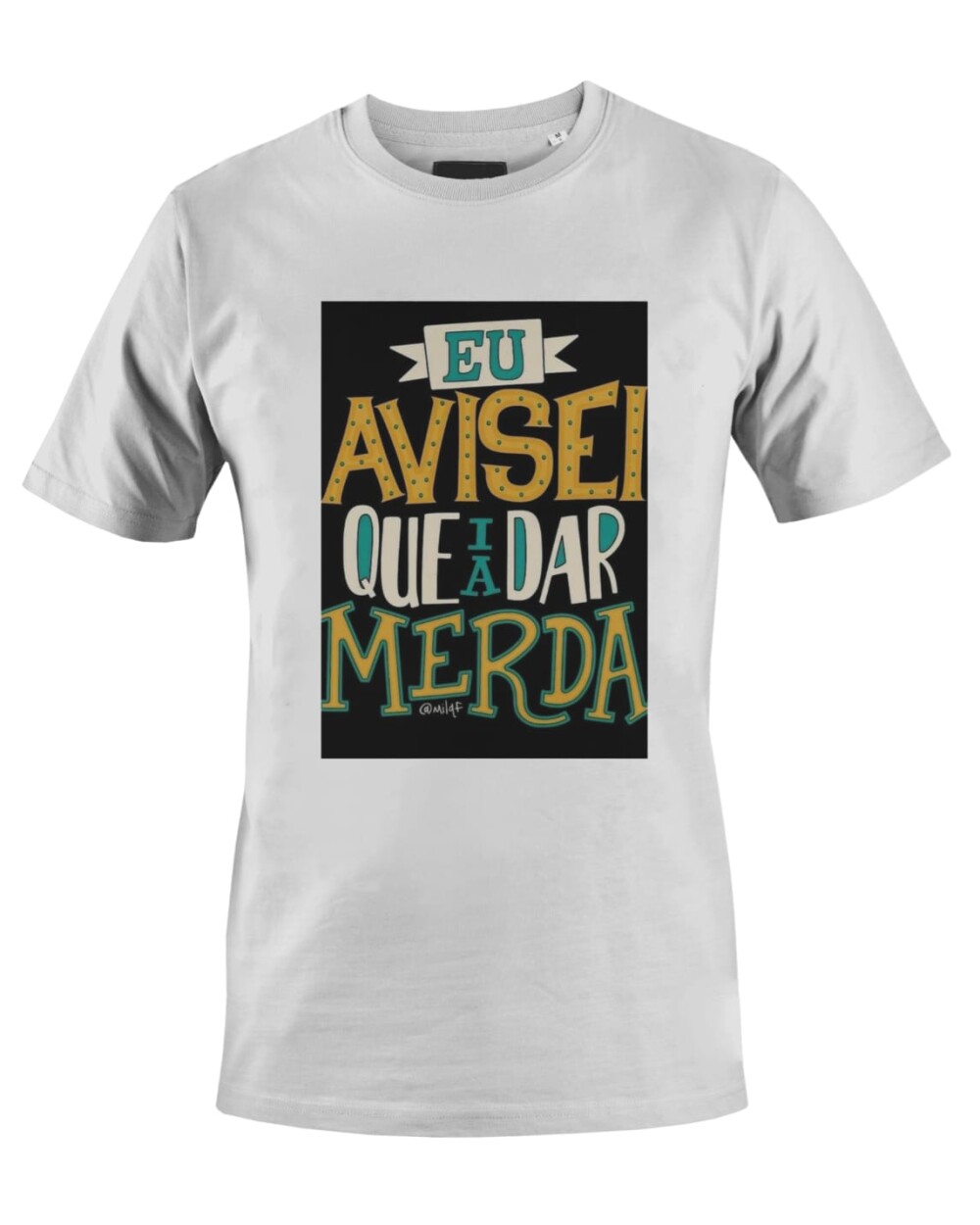 Camiseta Camisa Avisei que ia dar M
