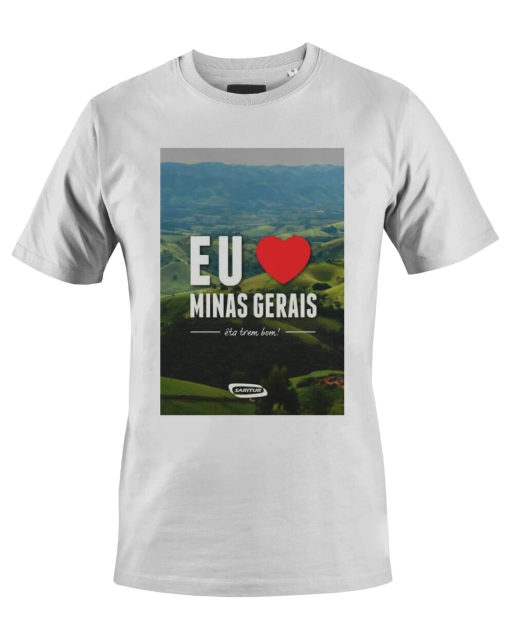 Camiseta Camisa Eu amo Minas Gerais