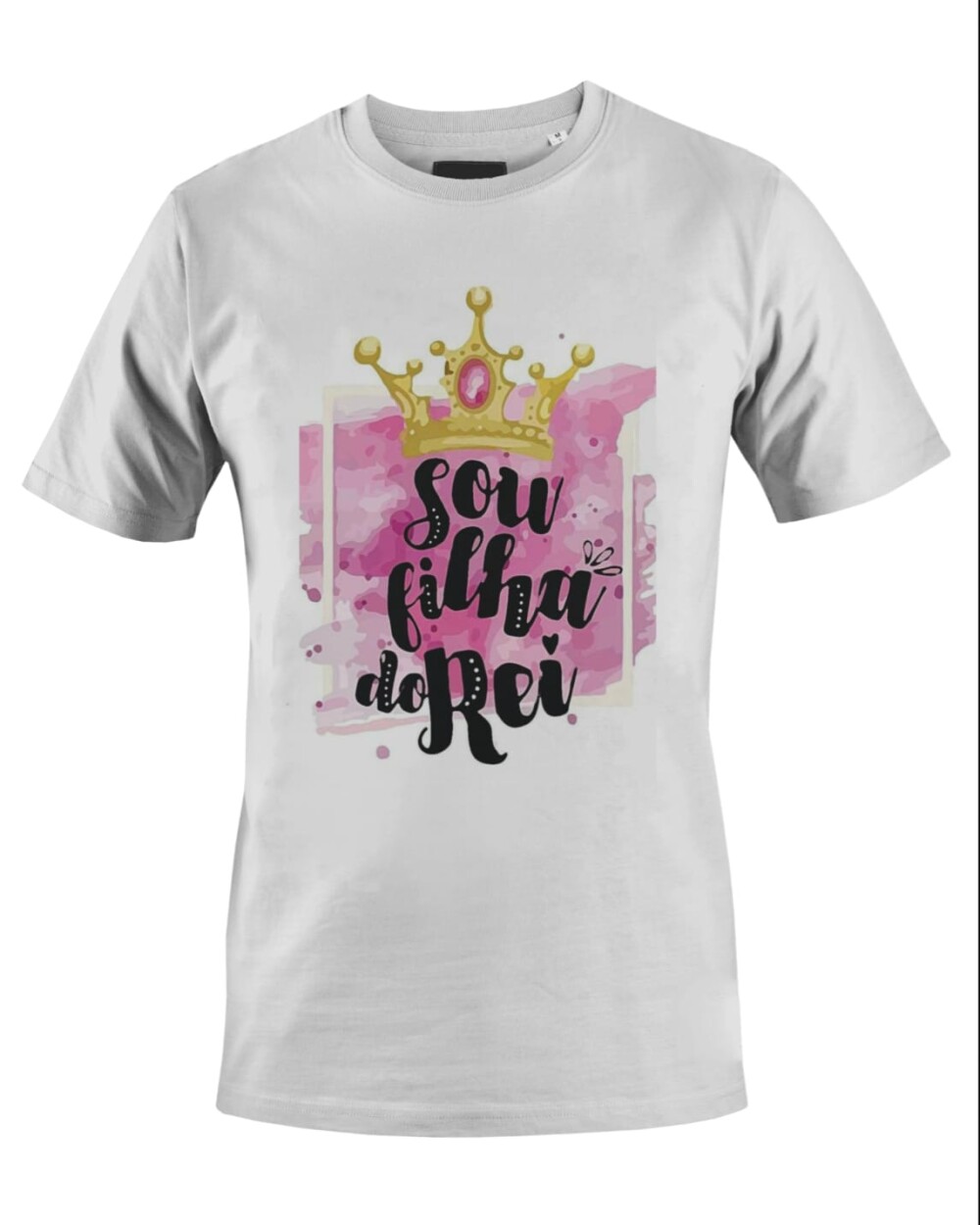 Camiseta Camisa Sou filha do Rei Deus