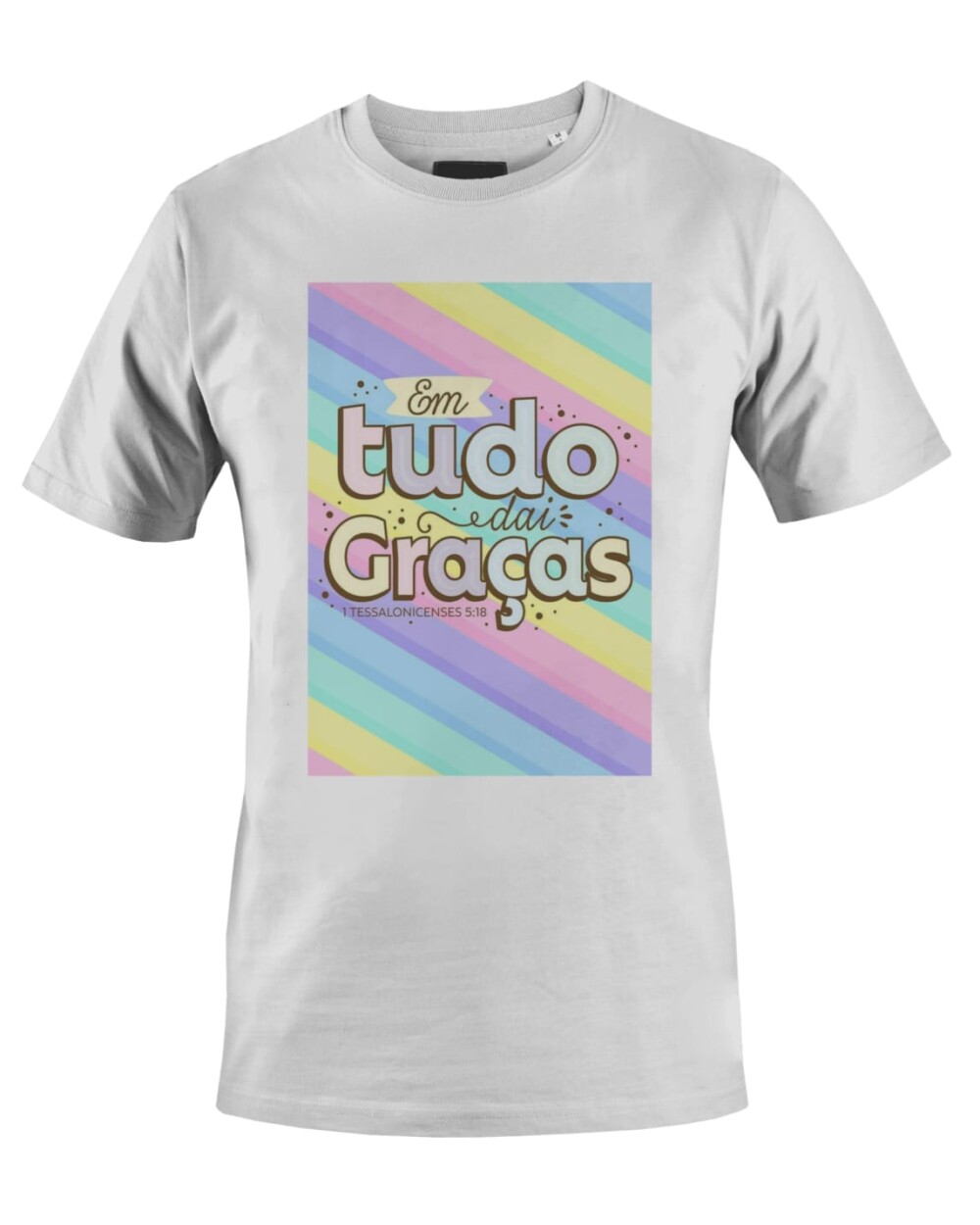 Camiseta Camisa Em tudo daí Graças