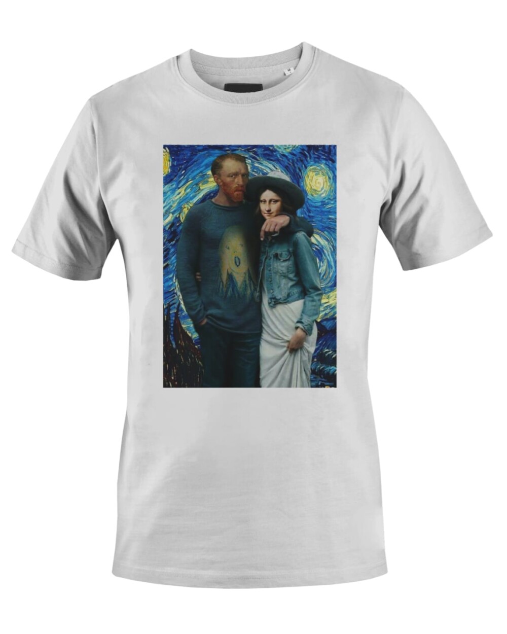 Camiseta Camisa Van Gogh Monalisa