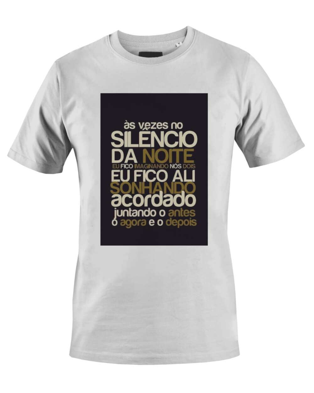 Camiseta Camisa As vezes no silencio da noite Caetano Veloso Sozi