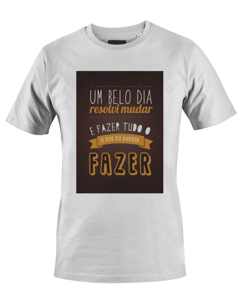 Camiseta Camisa Um belo dia resolvi mudar Rita Lee