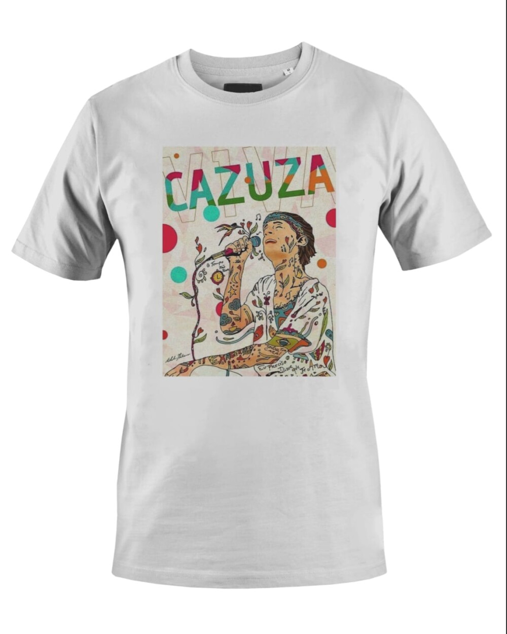 Camiseta Camisa Cantor Cazuza
