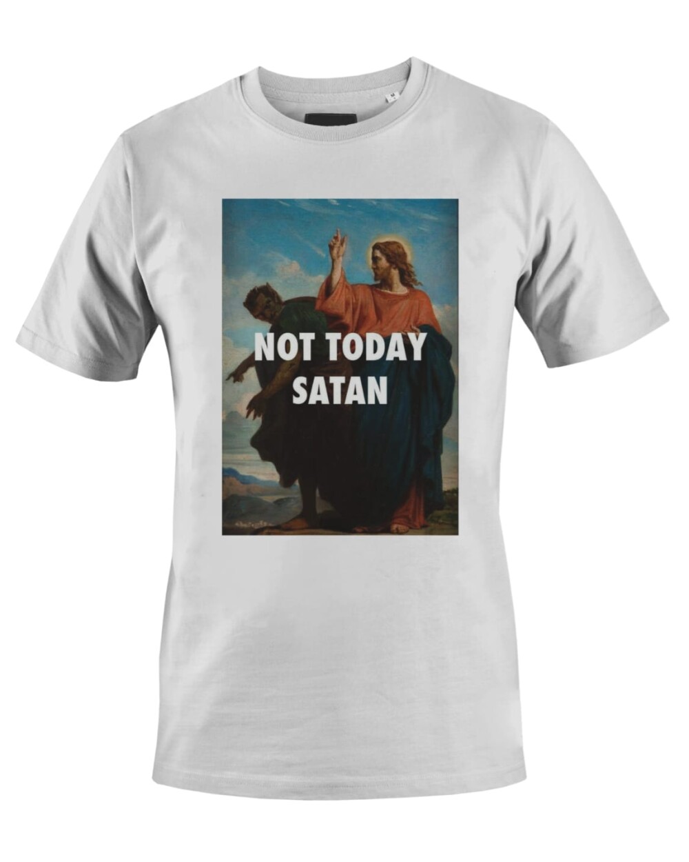 Camiseta Camisa Not Today Satan