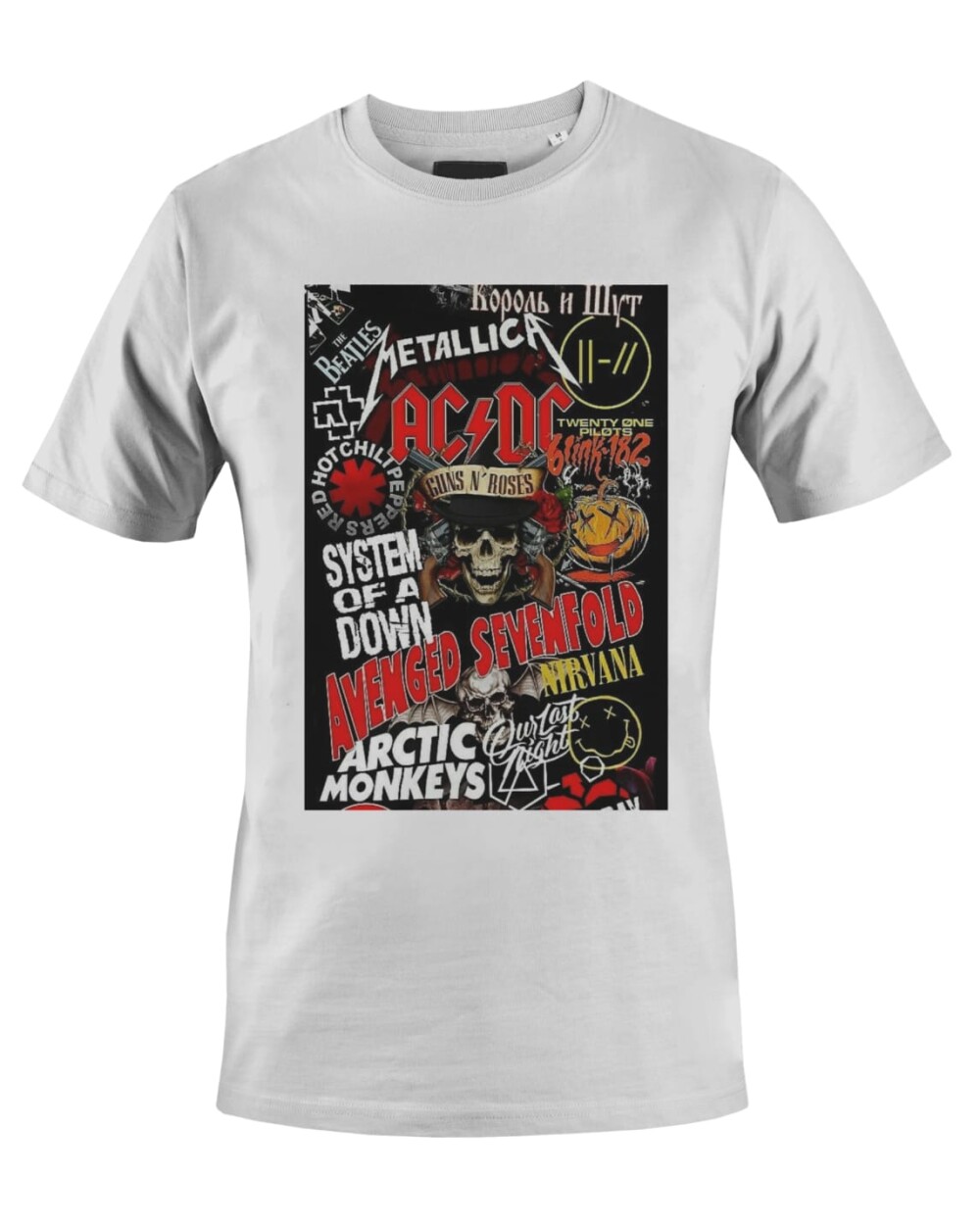 Camiseta Camisa Bandas de Rock