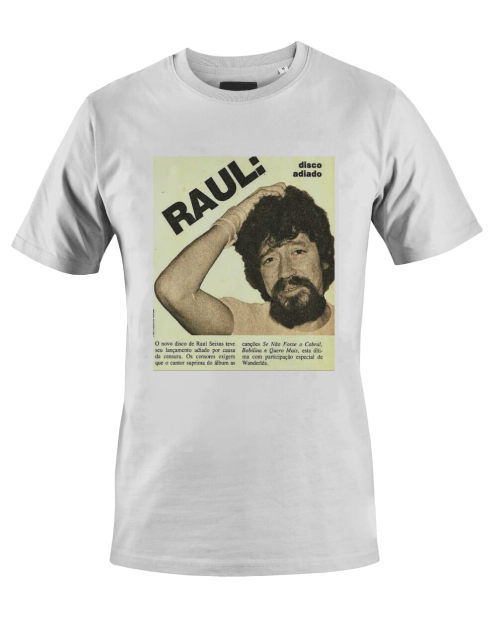 Camiseta Camisa Cantor Raul Seixas