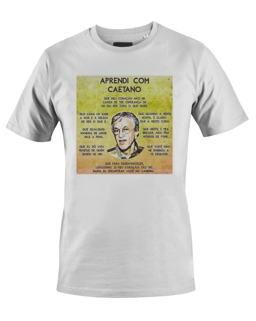 Camiseta Camisa Gold Caetano Veloso