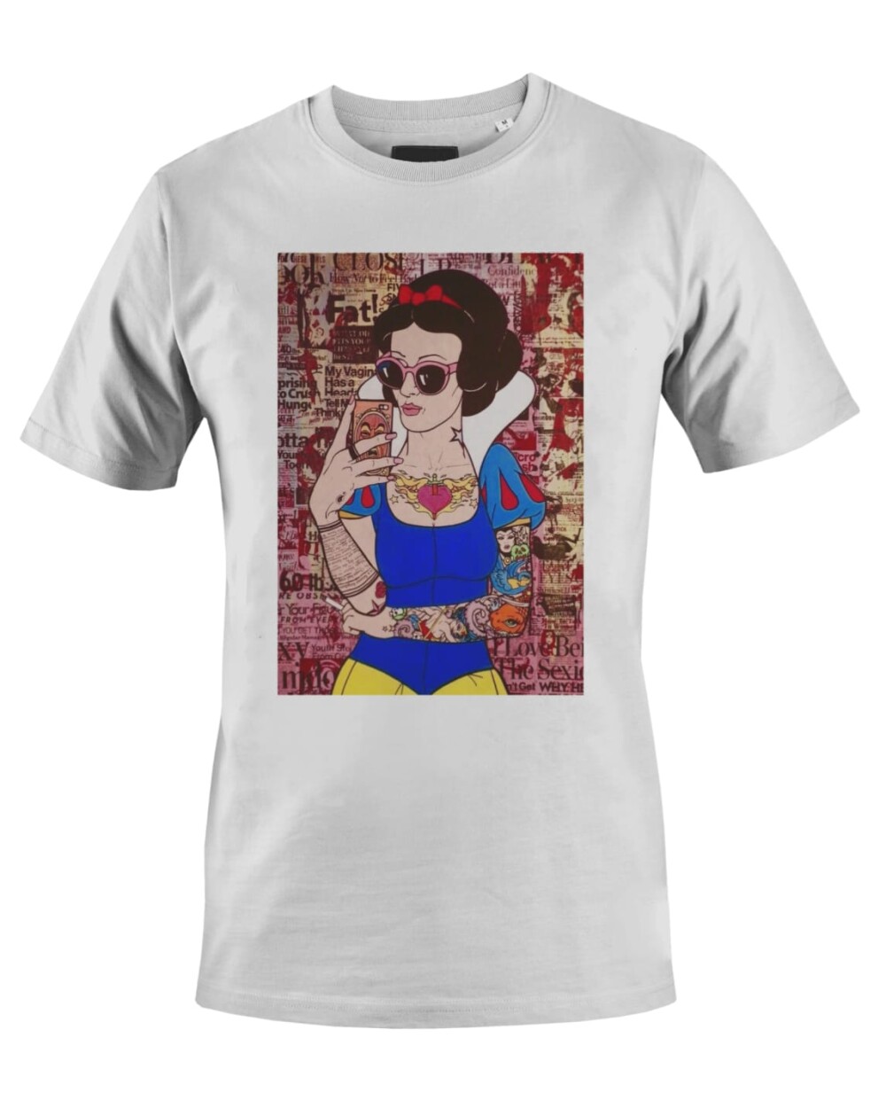 Camiseta Camisa Gold Branca de Neve