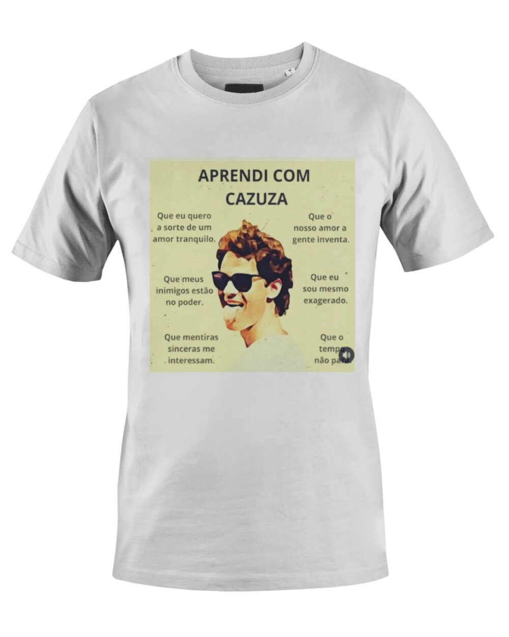 Camiseta Camisa Gold Cazuza Cantor