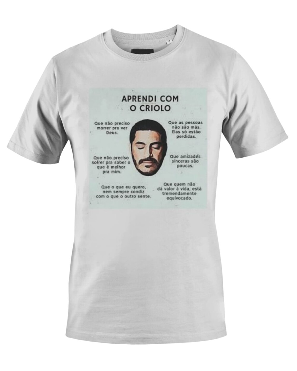Camiseta Camisa Gold Cantor Criolo