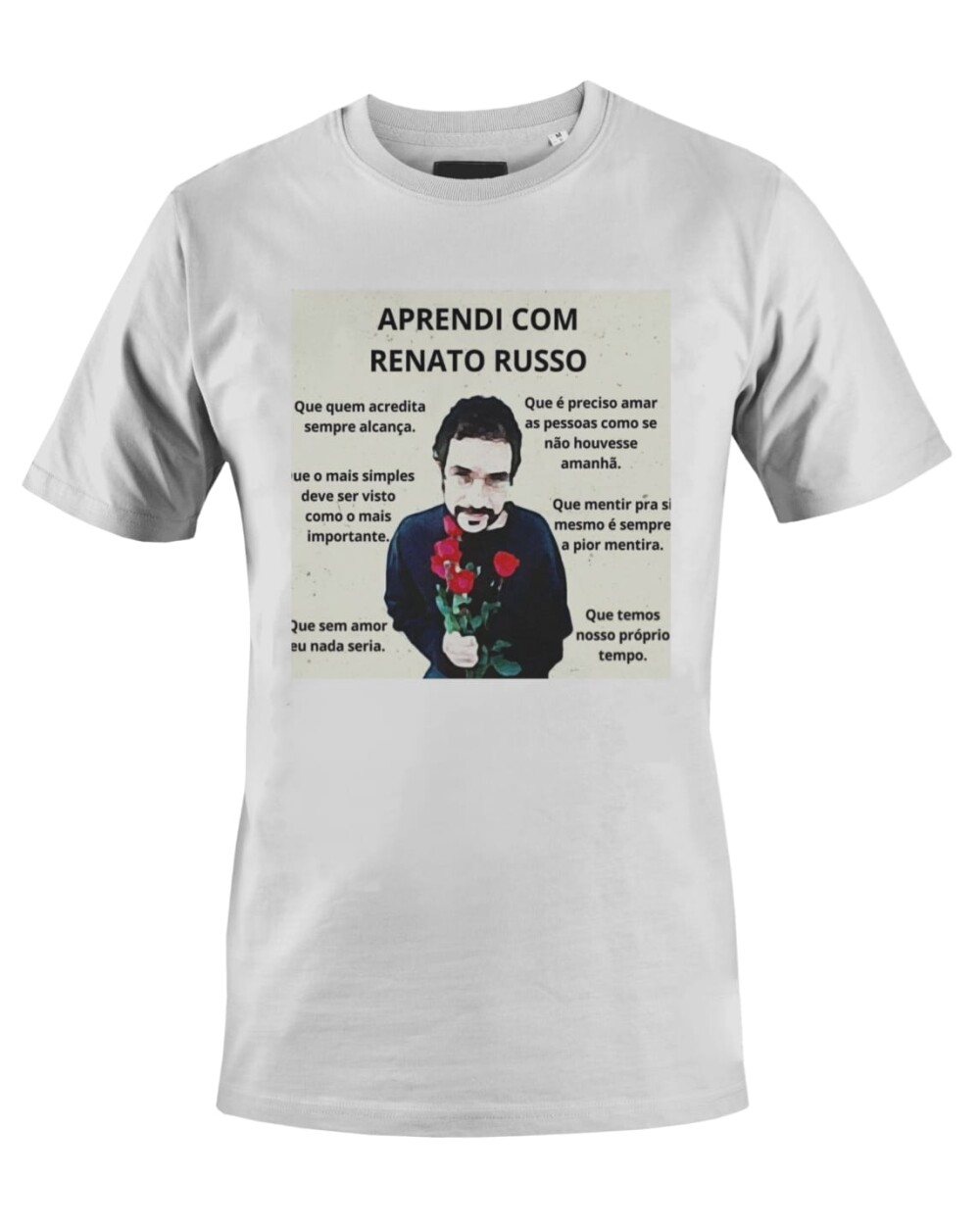 Camiseta Camisa Gold Cantor Renato Russo Legião Urbana