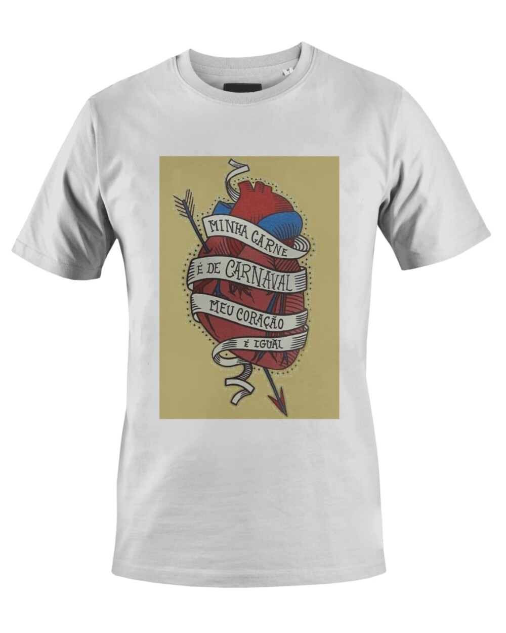 Camiseta Camisa Minha carne é de carnaval